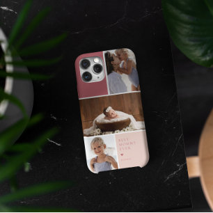 Farbblock 3 Foto-Collage   Beste Mutter überhaupt Case-Mate iPhone Hülle