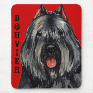 Farbblock Bouvier Mousepad