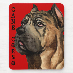Farbblock Cane Corso Mousepad