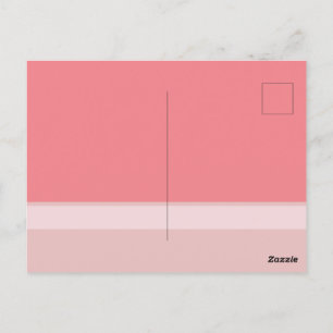 Farbblock Drei-Töne-Rosa Save the Dates Postkarten