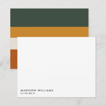 Farbblock Horizontal Streifen Trendy Modern