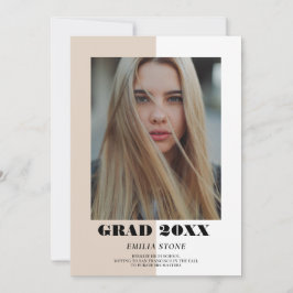 Farbblock Moderner Abschluss Ankündigung