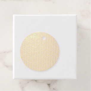 Farbblock Peach Tan Soft Wedding Design Geschenkanhänger