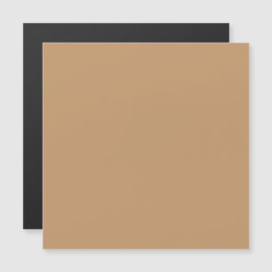 Farbblock Peach Tan   Soft Wedding Design Magneteinladung