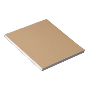 Farbblock Peach Tan   Soft Wedding Design Notizblock