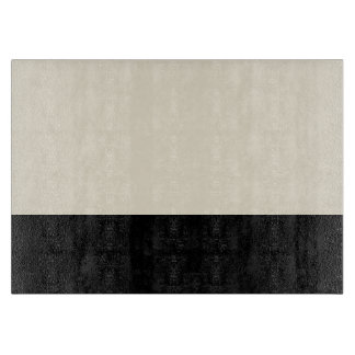 Farbblock-Schneidplatte (Schwarz/Ei) Schneidebrett