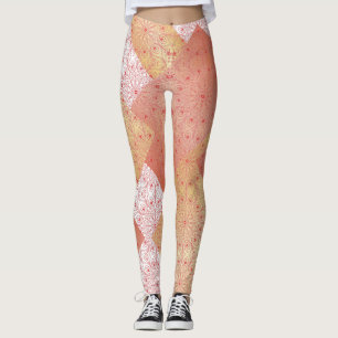 Farbblock-und -pfau-Inspirationen Leggings