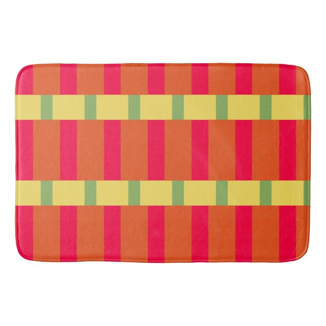 Farbblöcke 3 badematte (Vorderseite)