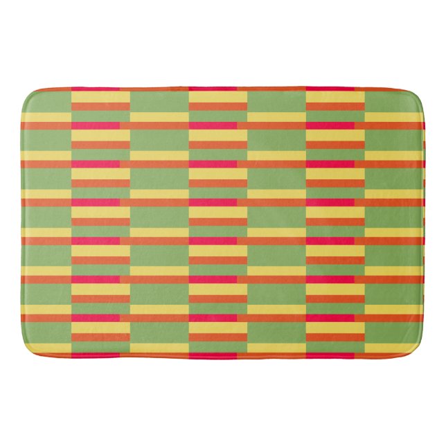 Farbblöcke 3 badematte (Vorderseite)