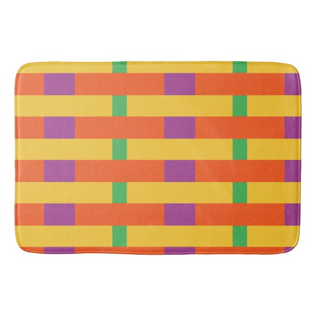 Farbblöcke Badematte (Vorderseite)