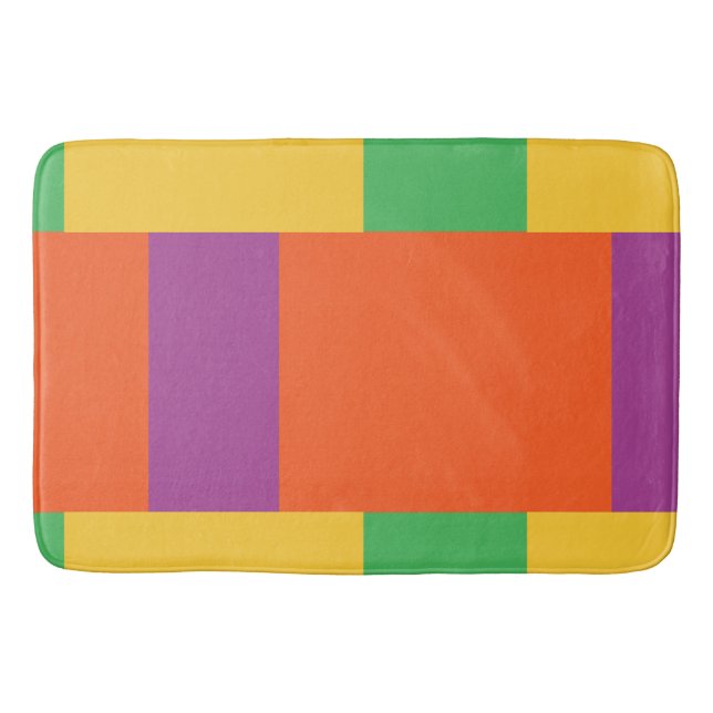 Farbblöcke Badematte (Vorderseite)