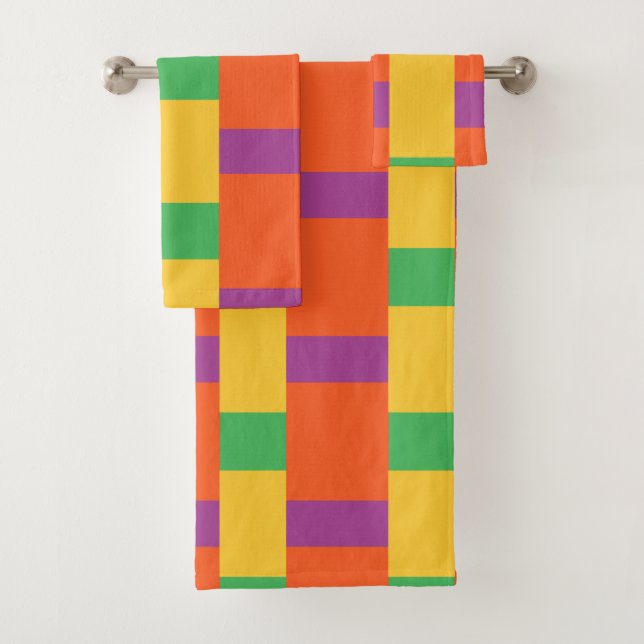 Farbblöcke Badhandtuch Set (Insitu)