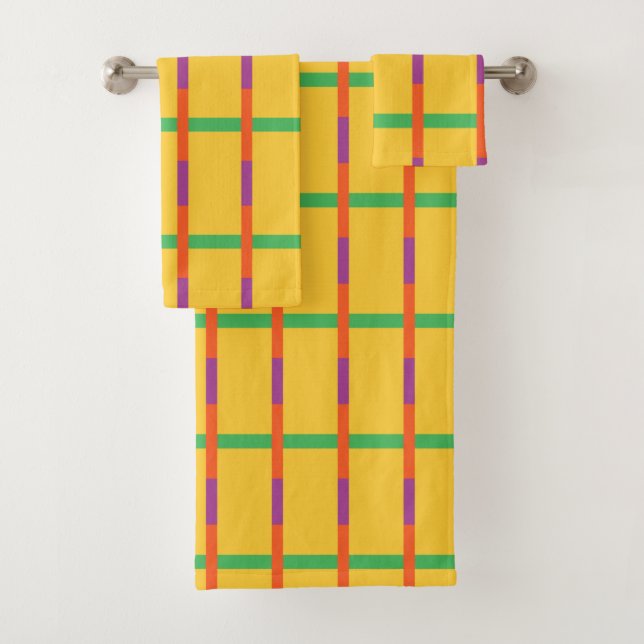 Farbblöcke Badhandtuch Set (Insitu)