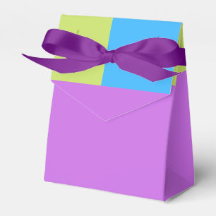 Farbblöcke grün Lila blau Geschenkschachtel