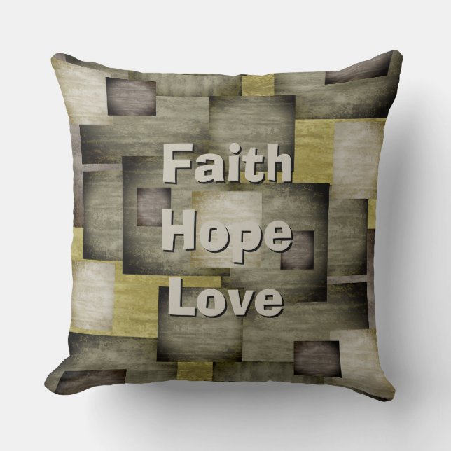 Farbblöcke Kissen (Vorderseite)