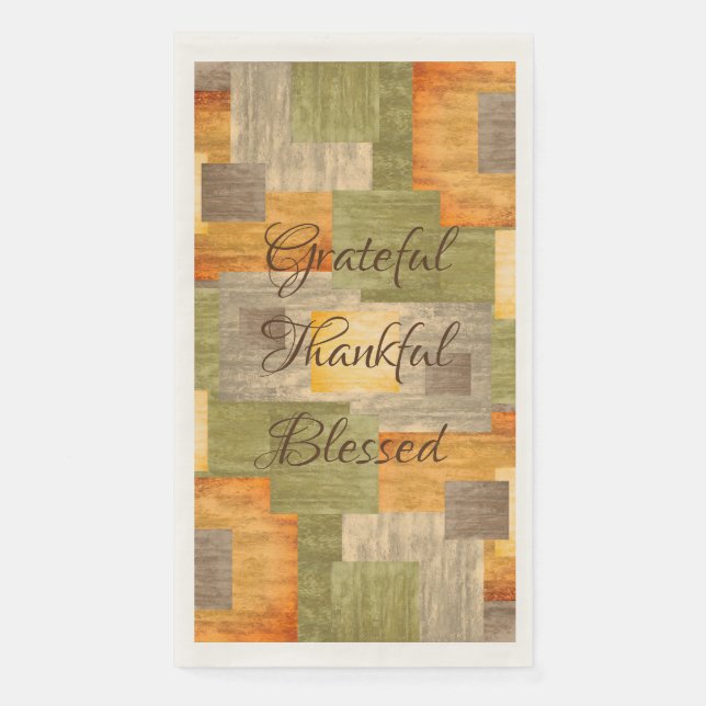 Farbblöcke Serviette (Vorderseite)