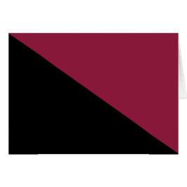 Farbblockleere Karten (schwarz & Berry rot)