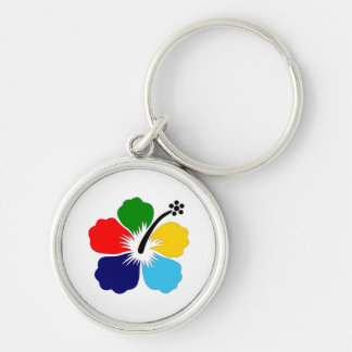 FarbBlume Design2 Keychain Schlüsselanhänger