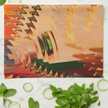 Farbbruch mit Zickzack oder Welleneffektküche bis