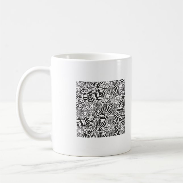 Farbbuch für Erwachsene Kaffeetasse (Links)
