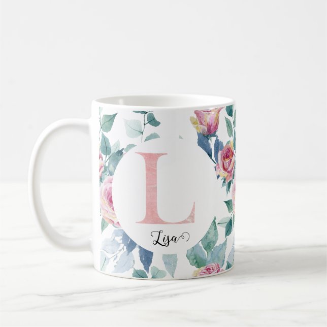 Farbbuchstabe L Kaffeetasse (Links)