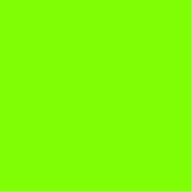 Farbchartreuse Freistehende Fotoskulptur (Vorne)