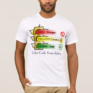 Farbcode Ihre Sicherheit T-Shirt
