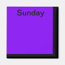 Farbcode-Tag des Magnet-Kalender-Visuell-Tools der Magnet