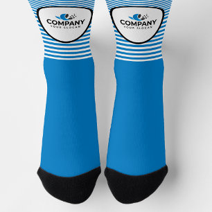 Farbcodierte Streifen Firmenlogo Socken