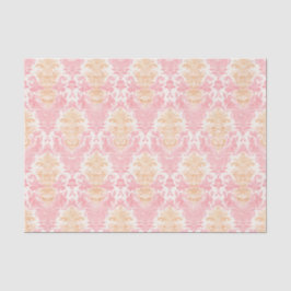 Farbdekor-Muster für rosa und goldenes Farbbild Seidenpapier
