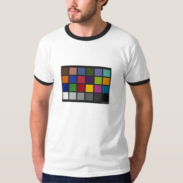 Farbdiagramm-Wecker T-Shirt (Vorderseite)