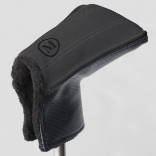 Farbdruck aus schwarzem Leder, kundenspezifisch Golf Headcover