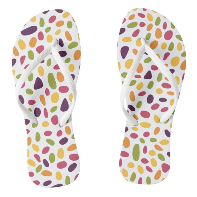 Farbdruckmuster Flip Flops (Fußbett)