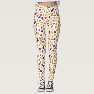 Farbdruckmuster Leggings