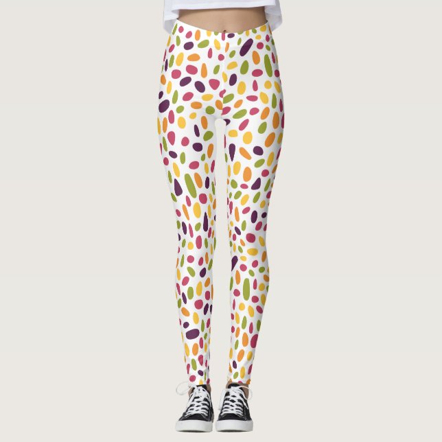 Farbdruckmuster Leggings (Vorderseite)