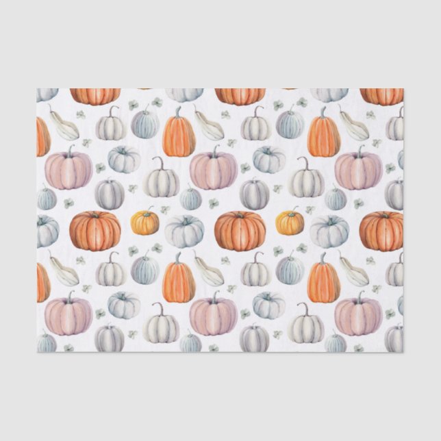 Farbdruckpapier des Herbstfarbenmusters Seidenpapier (Vorderseite)