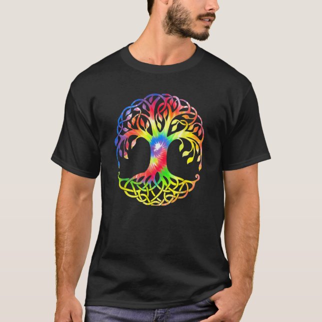 Farbe 1 des Lebensymbol T-Shirt (Vorderseite)