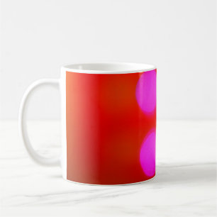 Farbe Abstrakt Unscharfe rote Hintergrundfarbe Leu Kaffeetasse