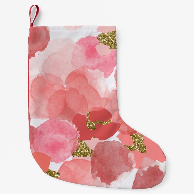 Farbe, abstrakt, vielfältiges, nahtloses Muster mi Kleiner Weihnachtsstrumpf (Vorderseite)