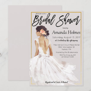 FARBE ÄNDERN - Fashion Bridal Shower Einladung