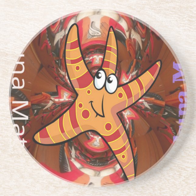 Farbe auf dem Laufband Getränkeuntersetzer (Vorne)