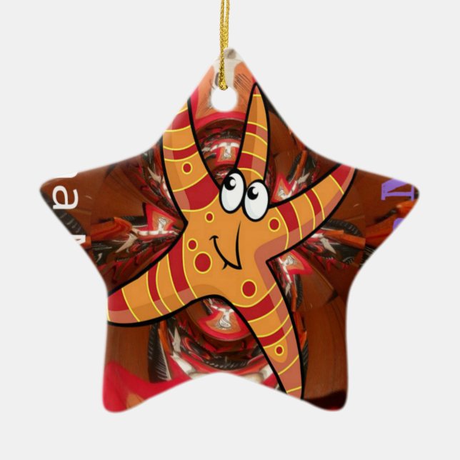 Farbe auf dem Laufband Keramikornament (Vorne)