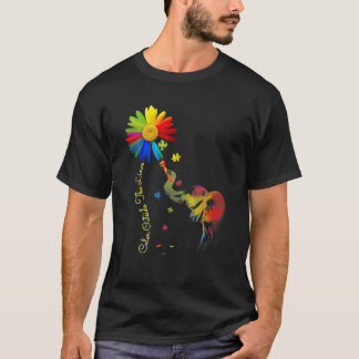 Farbe außerhalb der Linien Elefanten Autismus Bewu T-Shirt