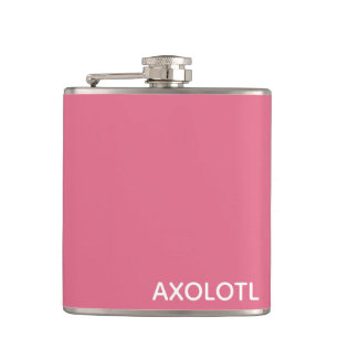 Farbe Axolotl pink Flachmann
