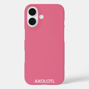 Farbe Axolotl pink iPhone 16 Hülle