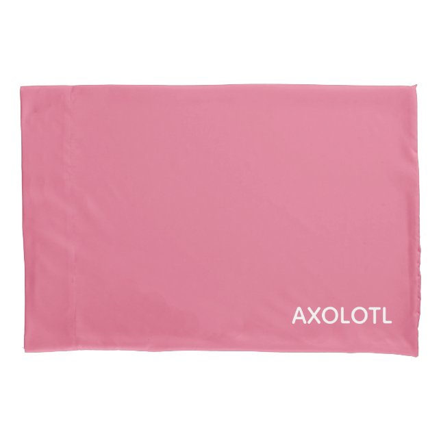 Farbe Axolotl pink Kissenbezug (Vorderseite)