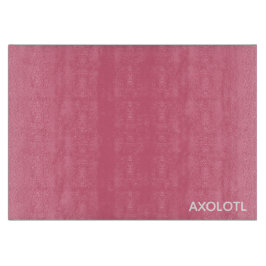 Farbe Axolotl pink Schneidebrett