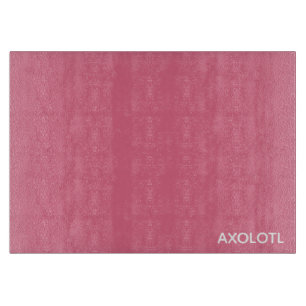 Farbe Axolotl pink Schneidebrett