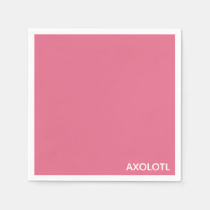 Farbe Axolotl pink Serviette