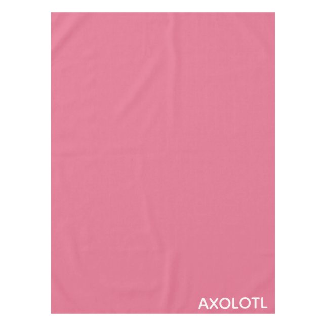 Farbe Axolotl pink Tischdecke (Vorderseite)